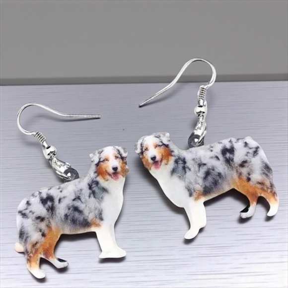 Aussie-tastic Dangle Earrings: Celebrate Your Love for Australian Shepherds! 🐶 - Picture 8 of 10